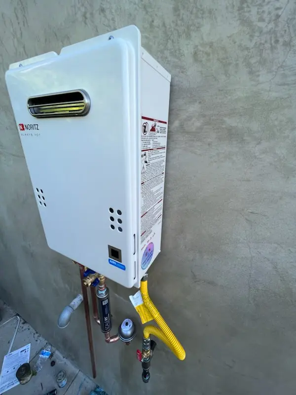 Tankless water heater installation for Hill Forest Estates homes
